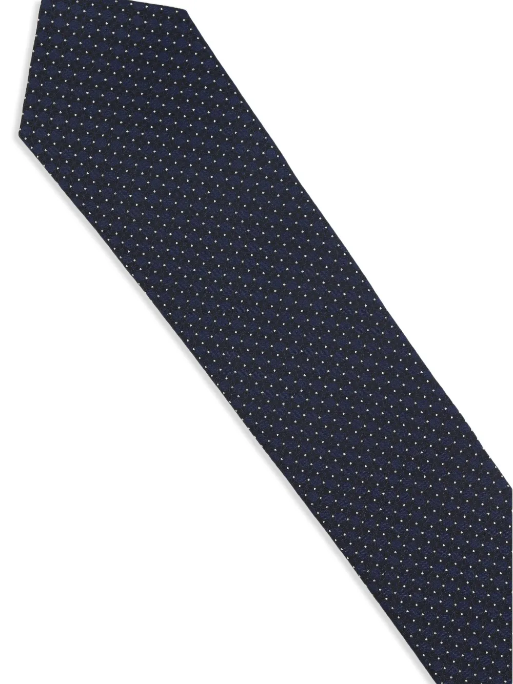 Zegna Zijden stropdas met jacquard-patroon Blauw