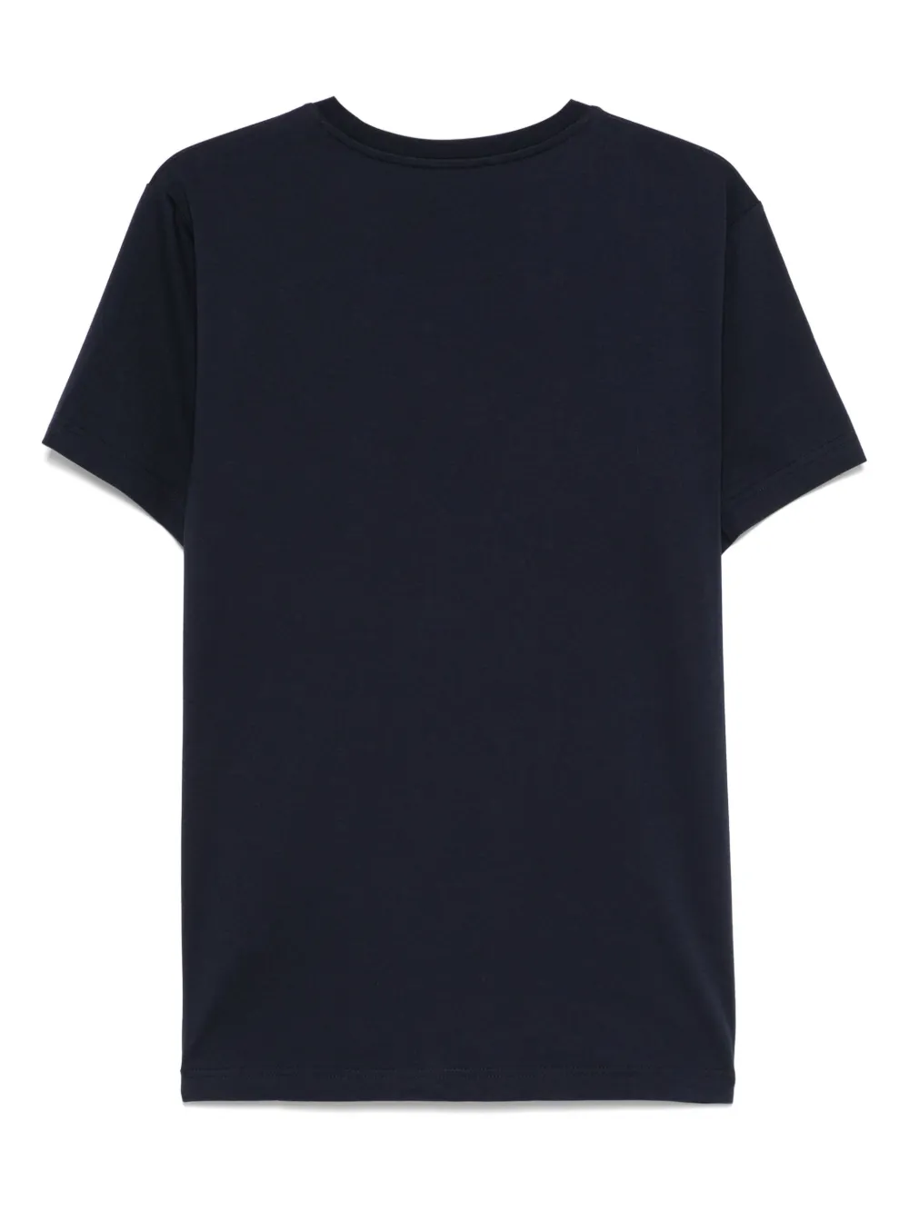 Fay T-shirt met geborduurd logo - Blauw