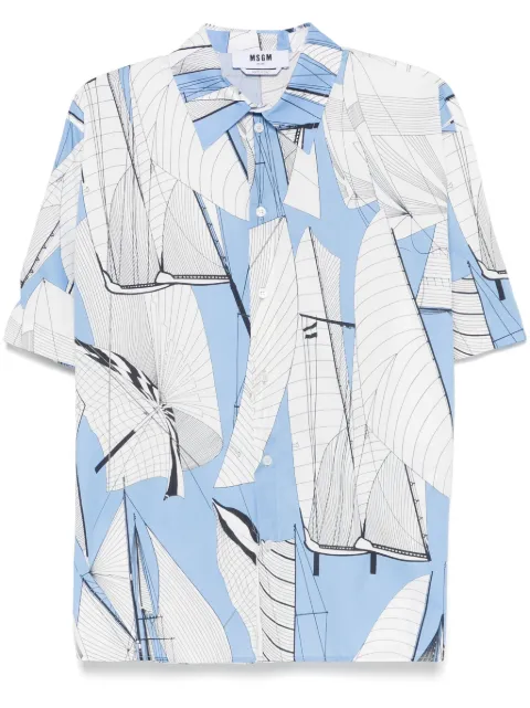 MSGM camisa estampada