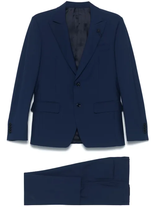 Lardini costume en laine - Bleu - Lardini - Modalova