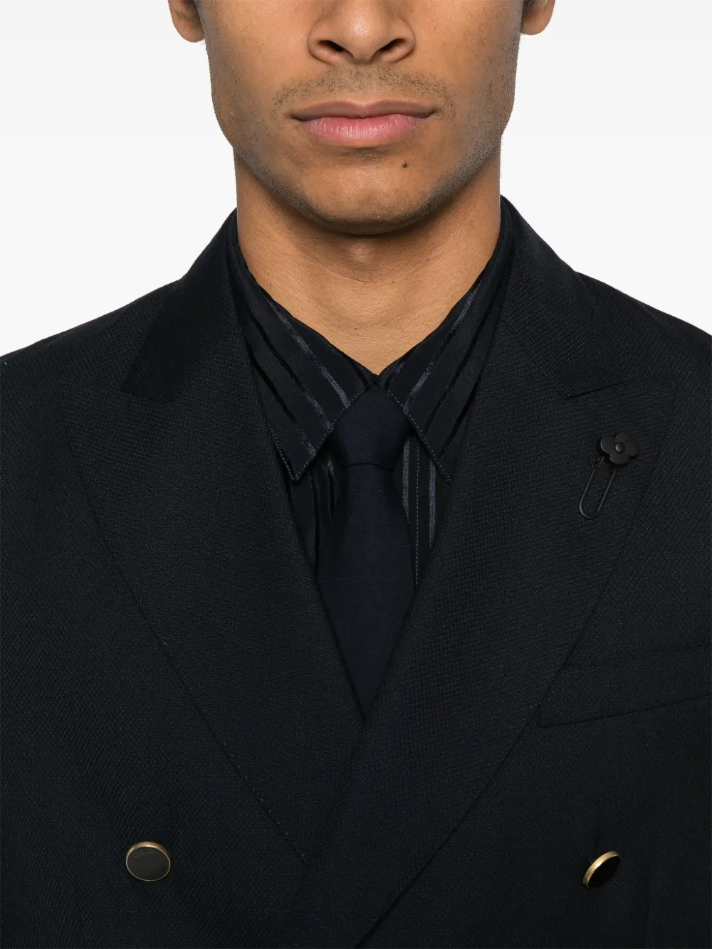 Lardini Blazer met dubbele rij knopen Blauw