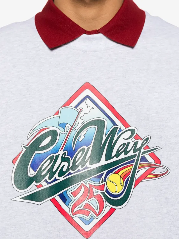 Casablanca WS25JTS02003CASAWAYWORLDSERIES 関税送料込 Casablanca Casa Way World Series Sweatshirt | Grey | FARFETCH