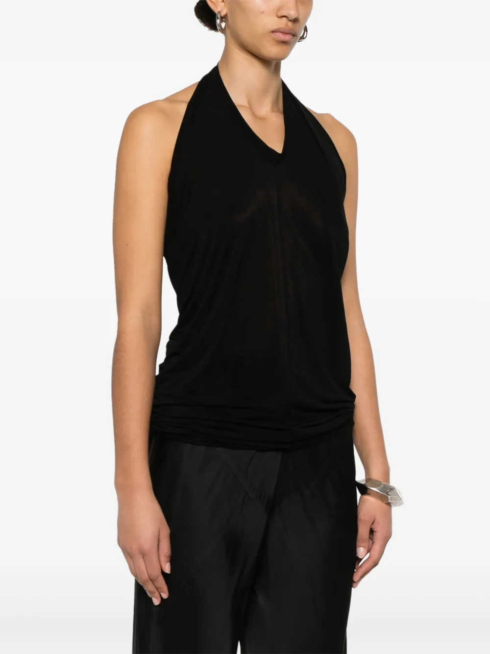 Rick Owens Halter top Zwart