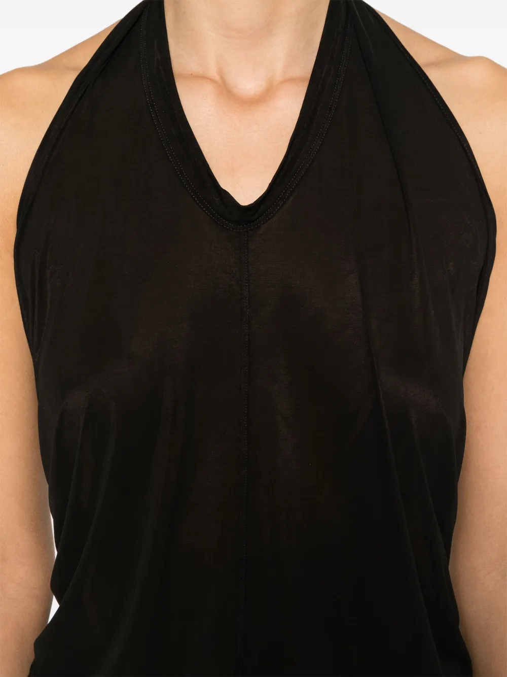 Rick Owens Halter top Zwart