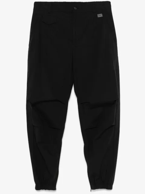 Dolce & Gabbana logo-plaque tapered trousers