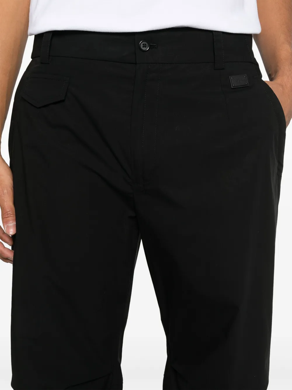 Dolce & Gabbana Broek met toelopende pijpen Zwart