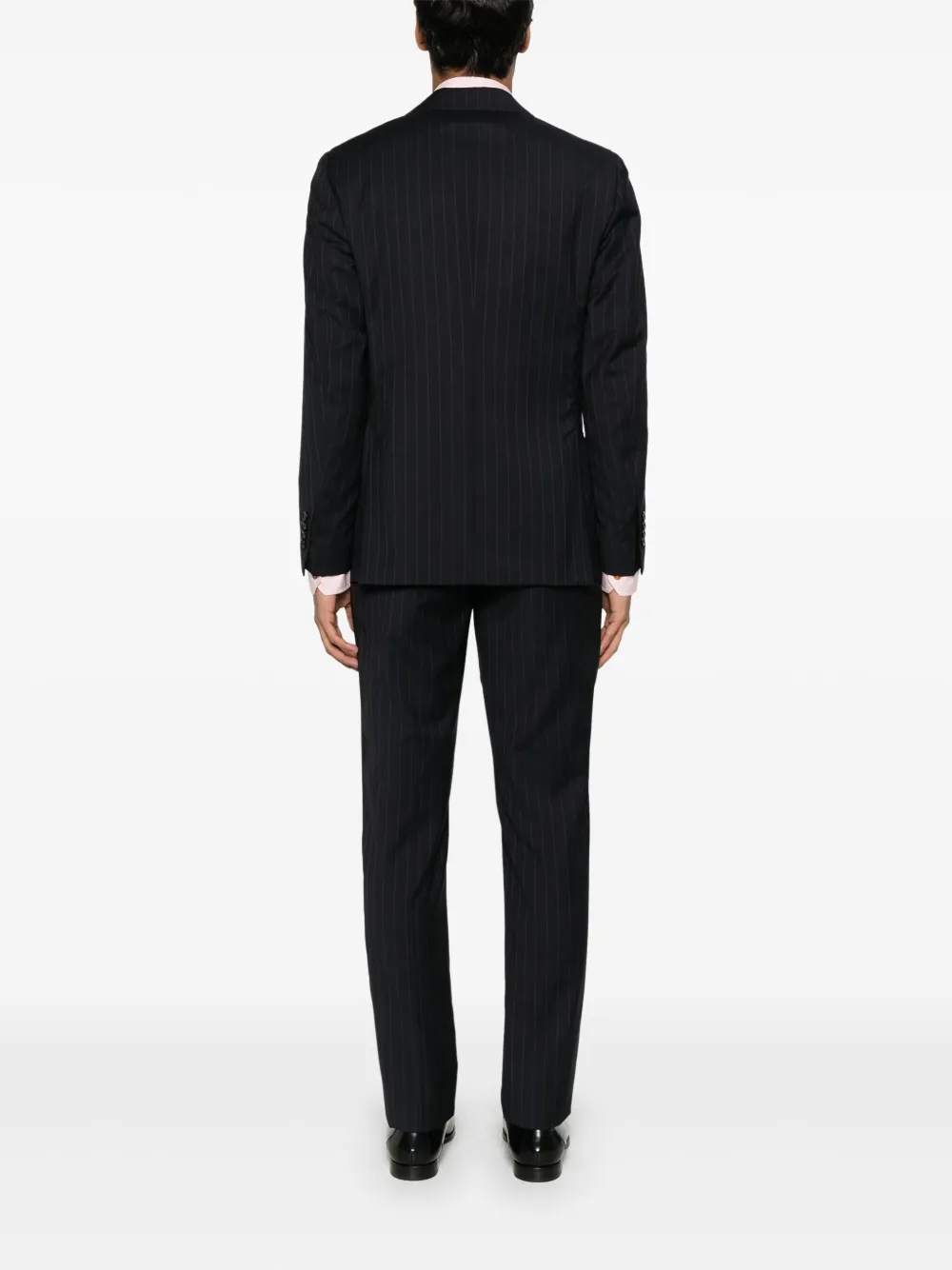 Lardini Pak met krijtstreep Blauw