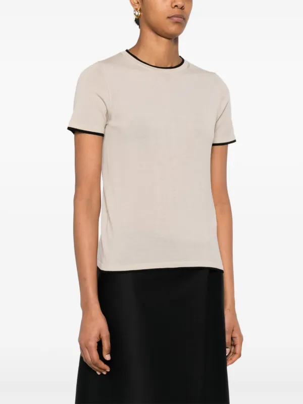 【送料&関税込】'S Max Mara egidio T-shirt S Max Mara Egidio T-shirt | Neutrals | FARFETCH JO