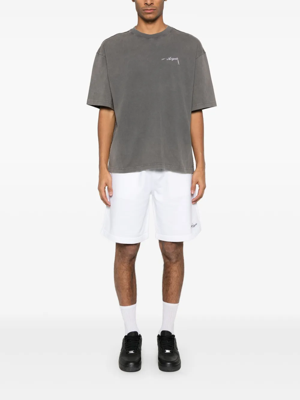 Axel Arigato Honor Washed T-shirt - Grijs