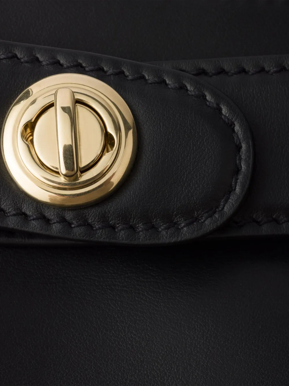 Prada logo-stamp leather tote bag