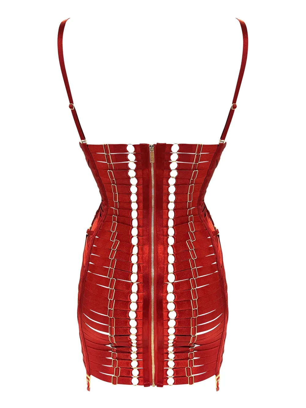 Bordelle Angela jurk - Rood