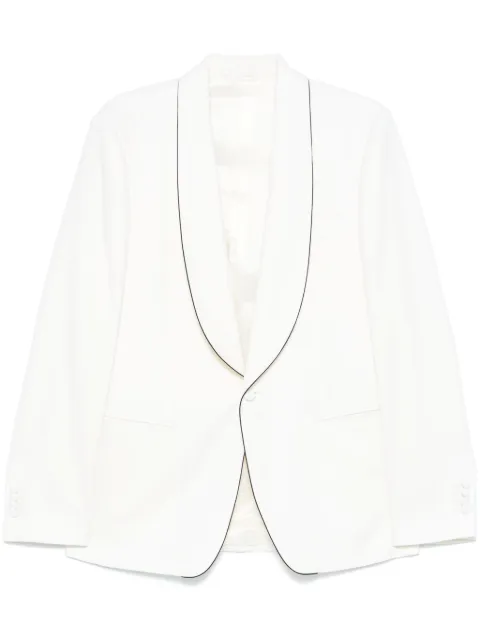 Lardini contrasting-trim blazer