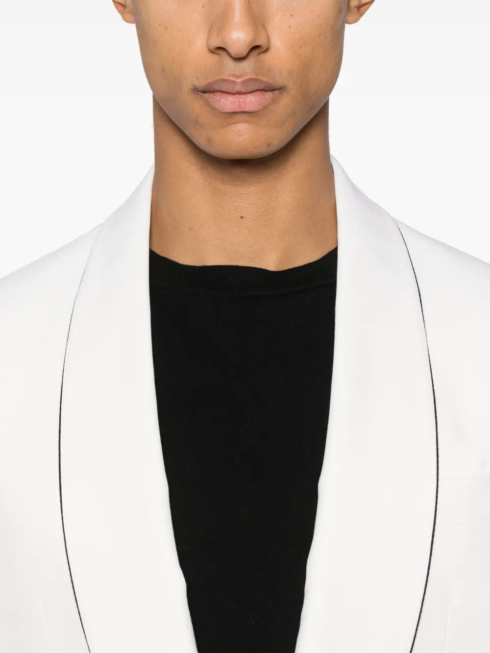 Lardini Blazer met contrasterende afwerking Beige