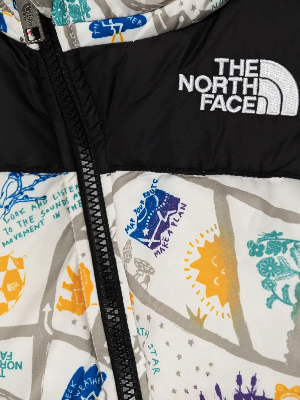 The North Face 1996 Retro Nuptse Snowsuit In Multi