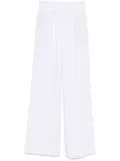 Ermanno Scervino linen palazzo pants - White