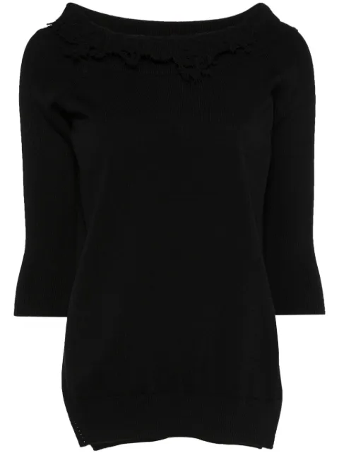 Ermanno Scervino embroidered sweater