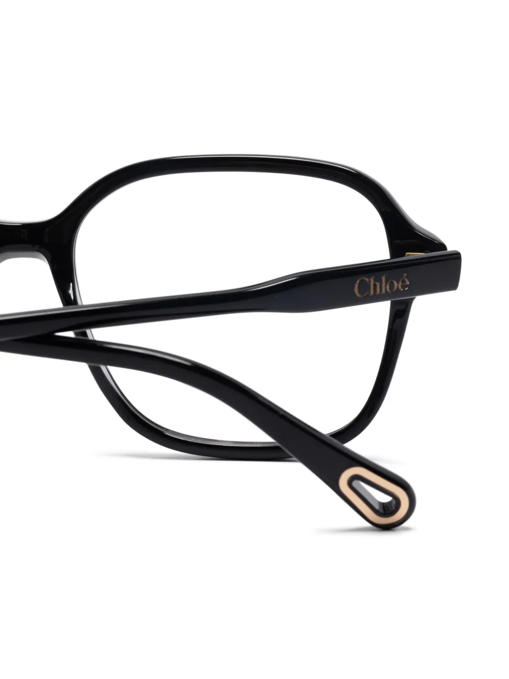 Chloé Eyewear Bril met vierkant montuur Zwart