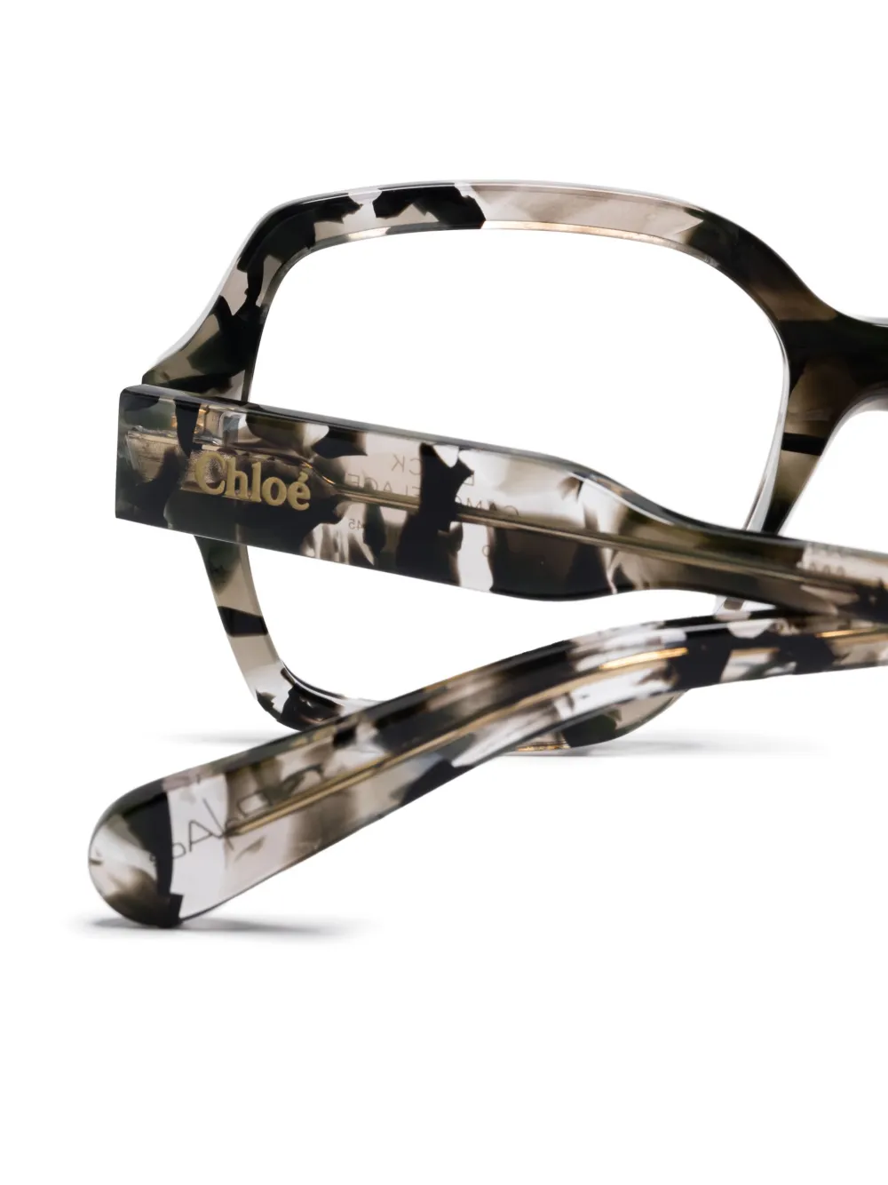 Chloé Square-frame Glasses In Grey
