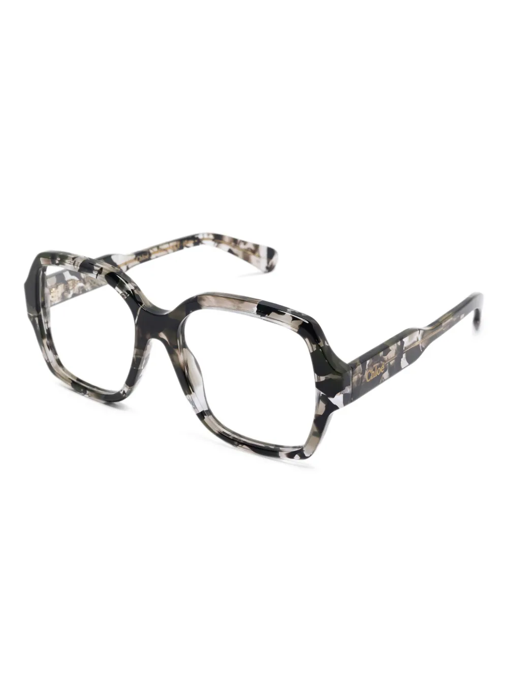 Chloé Eyewear Bril met vierkant montuur - Grijs
