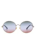 Chloé Eyewear round-frame sunglasses - Gold