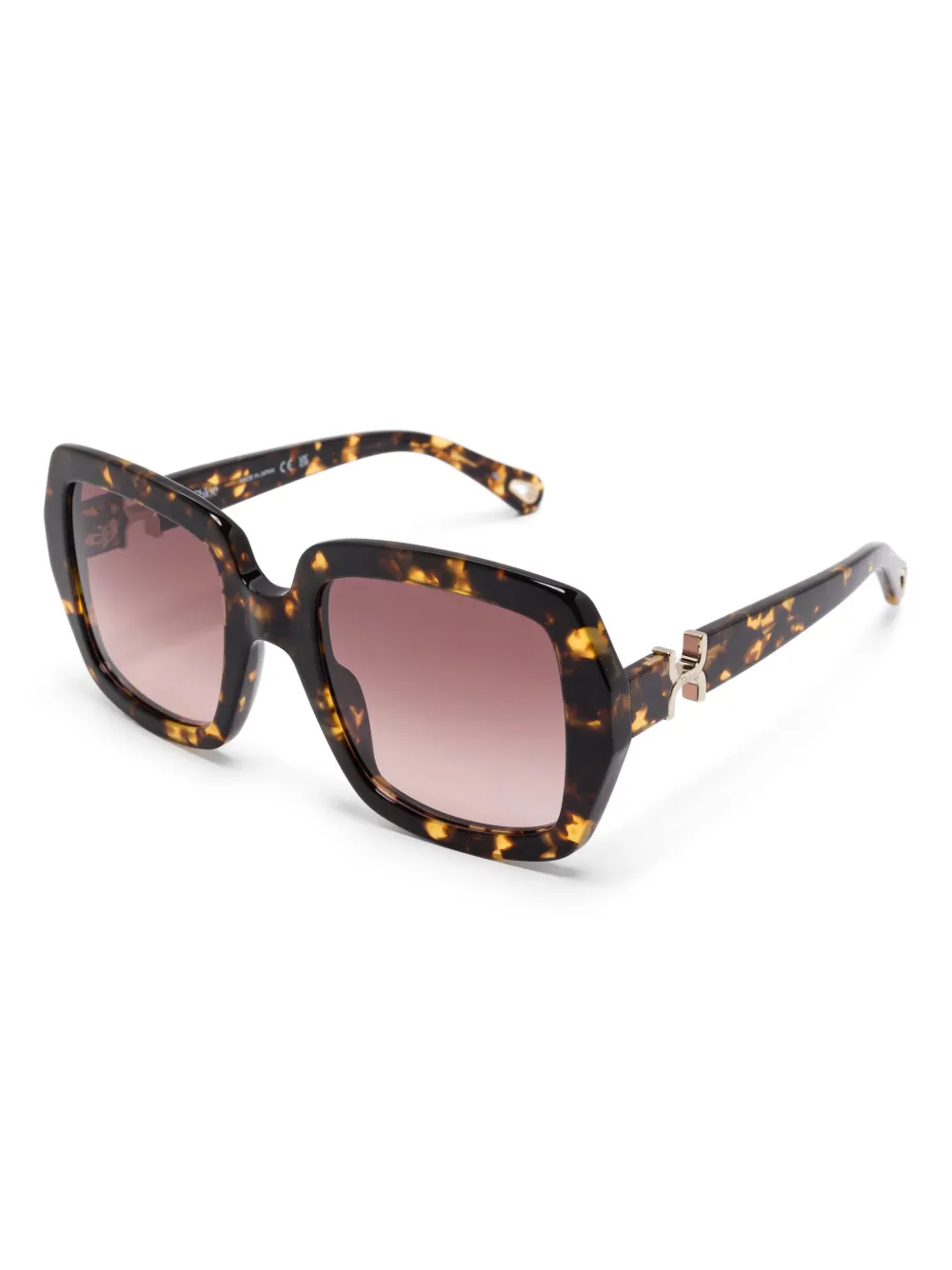 Chloé Eyewear Marcie zonnebril - Bruin