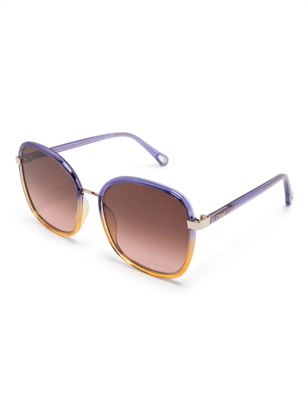 Chloé Eyewear Franky zonnebril - Blauw