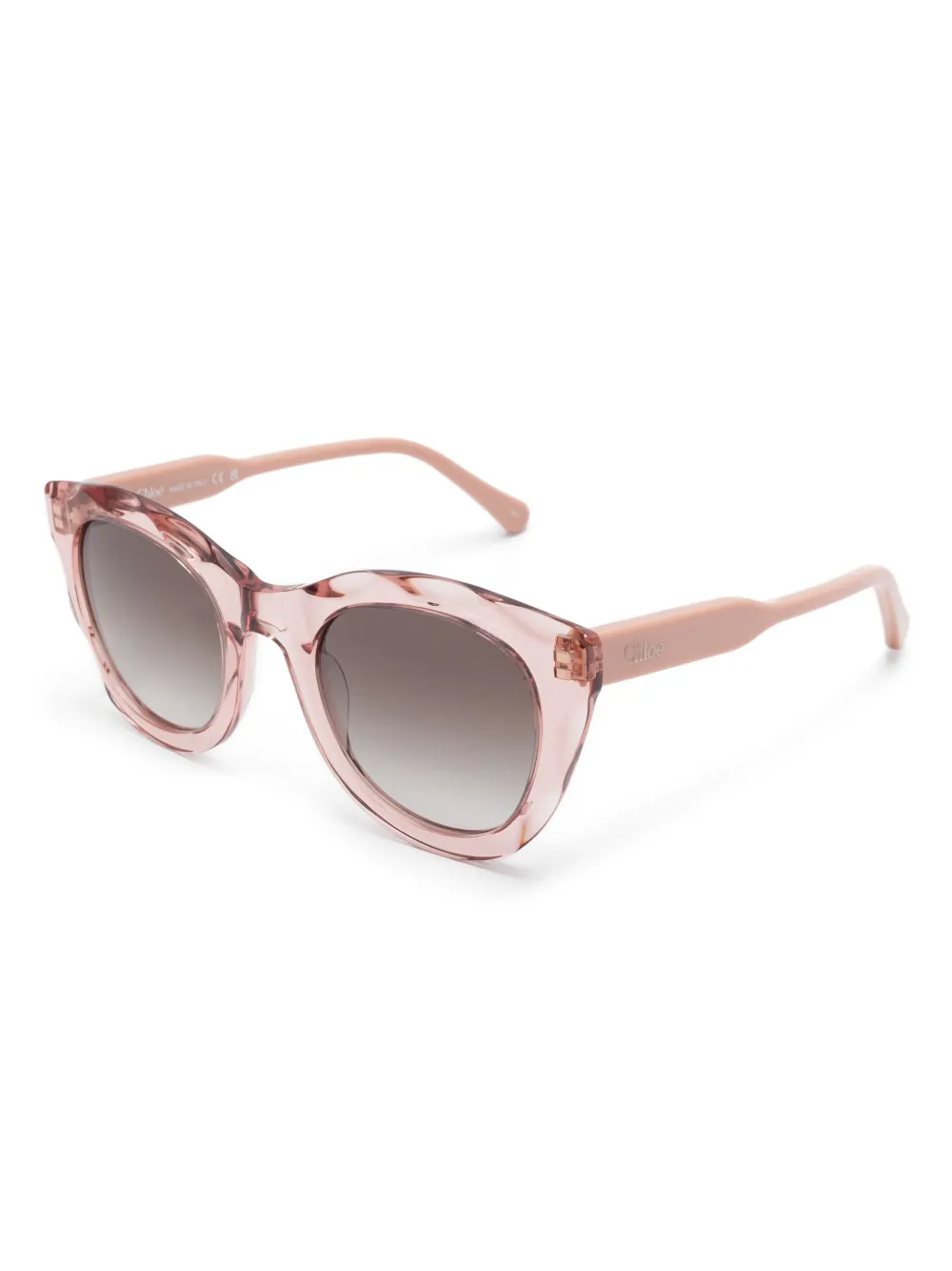 Chloé Eyewear Zonnebril met geometrisch montuur - Roze