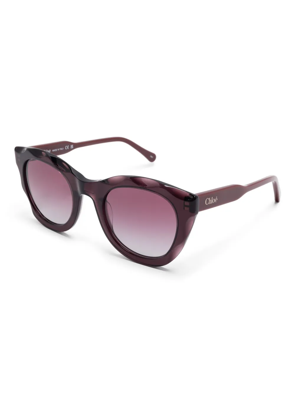 Chloé Eyewear Zonnebril met cat-eye montuur - Paars