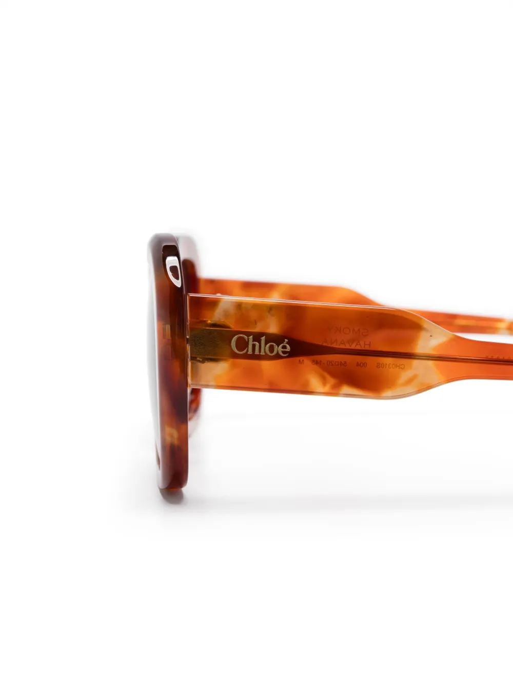 Chloé Eyewear オーバーサイズフレーム サングラス | ブラウン