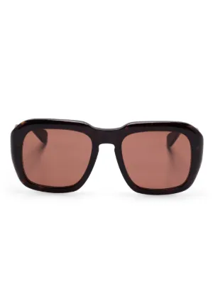 Chloé Eyewear オーバーサイズフレーム サングラス | ブラウン