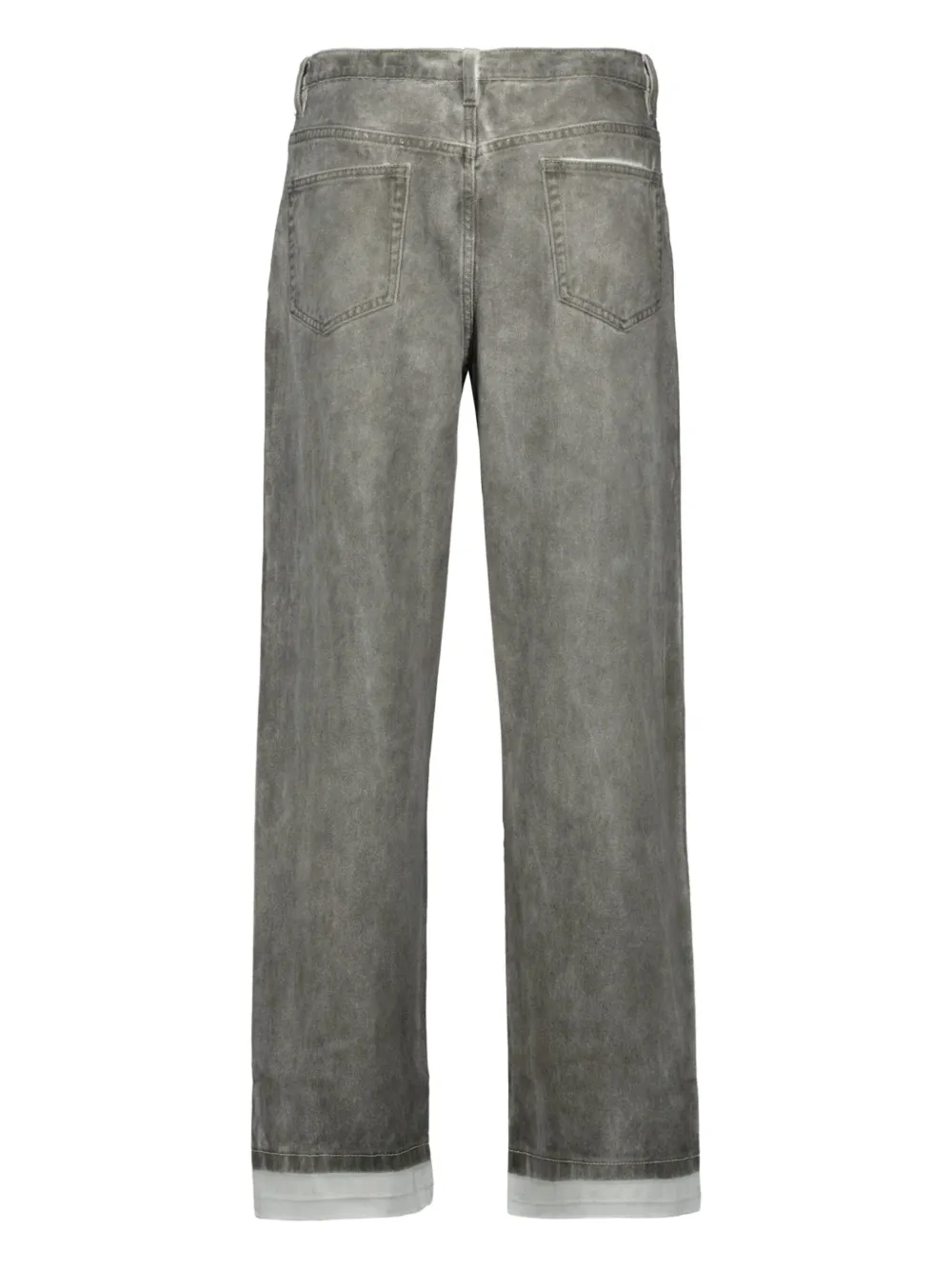 IRO cotton-blend straight jeans - Grijs