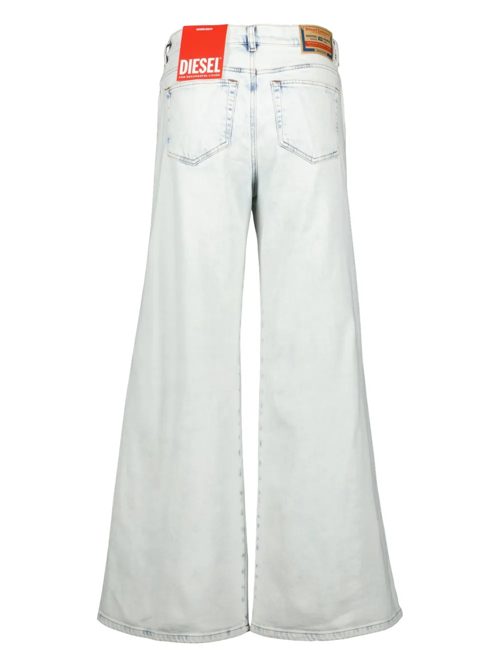 Shop Diesel Straight-leg Jeans In Blue