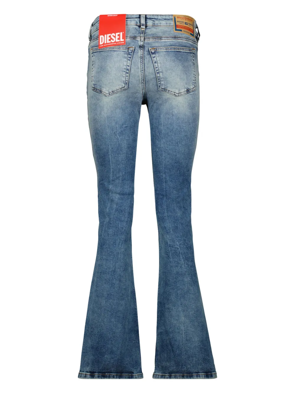 Diesel Flared jeans Blauw