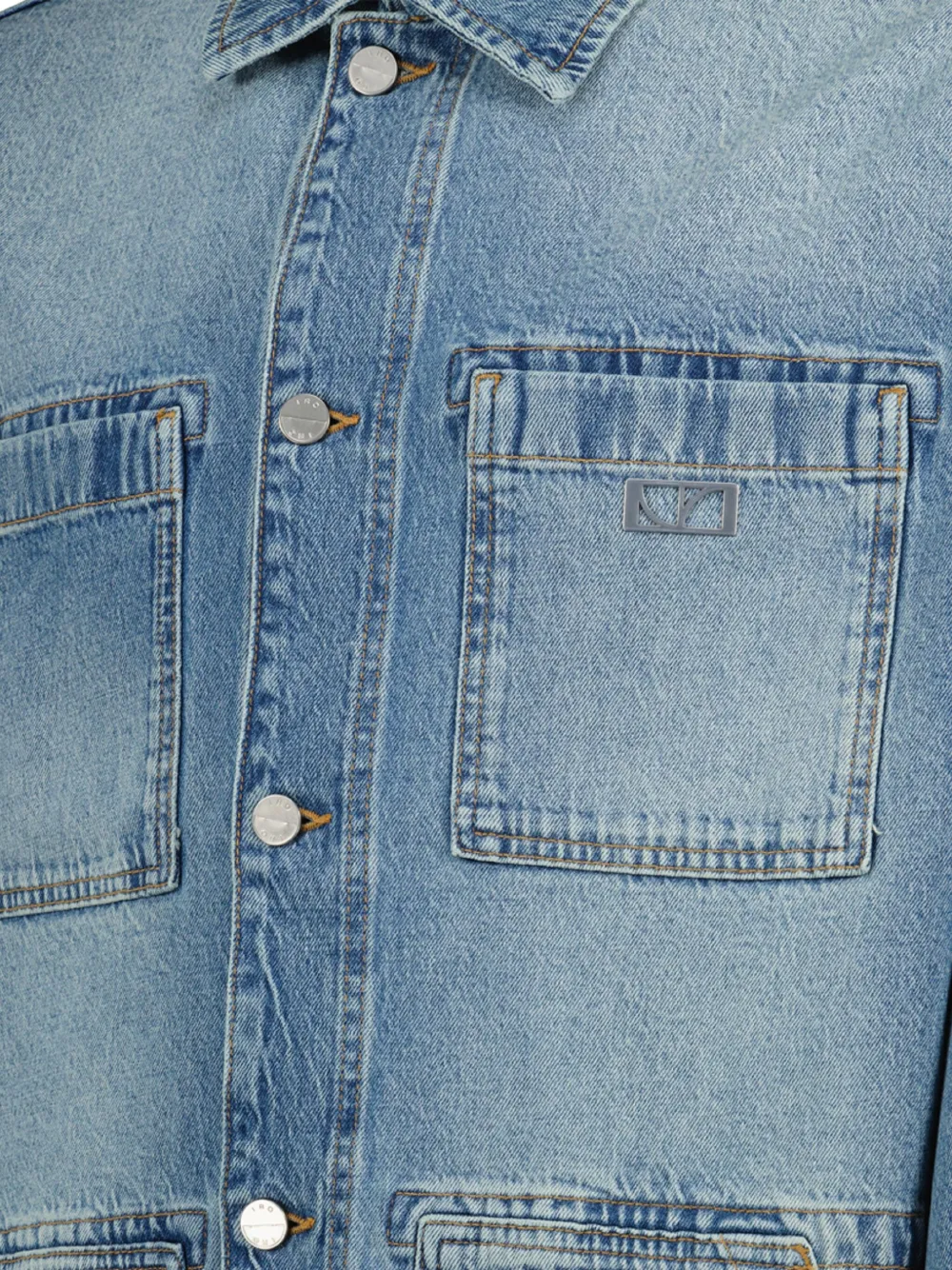 IRO Denim jack Blauw