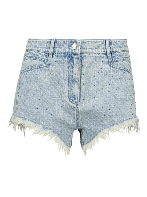 IRO shorts de mezclilla con efecto envejecido