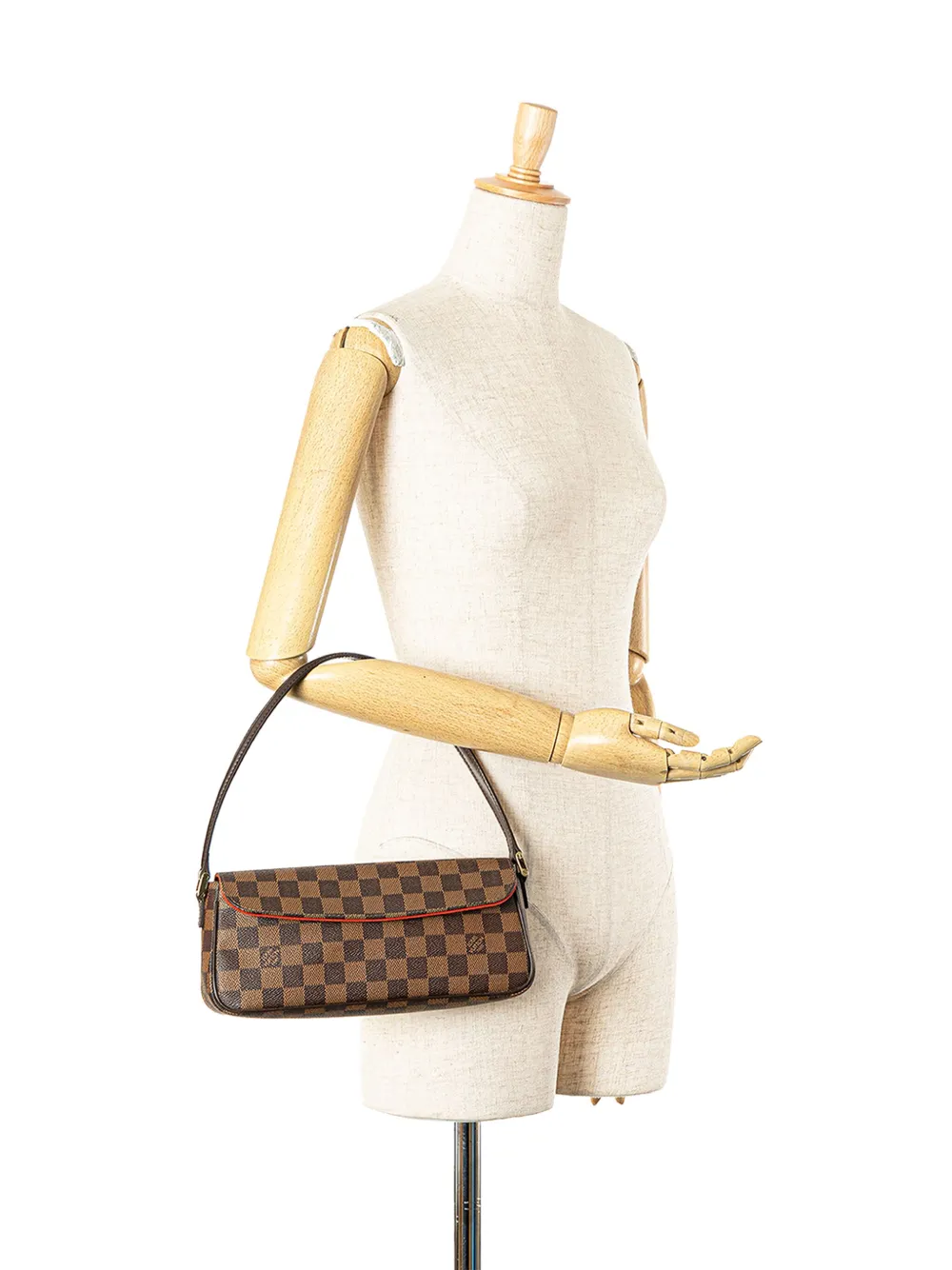 Louis Vuitton Pre-Owned 2004 Damier Ebene Recoleta shoulder bag - Bruin