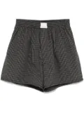 ERL plaid shorts - Black