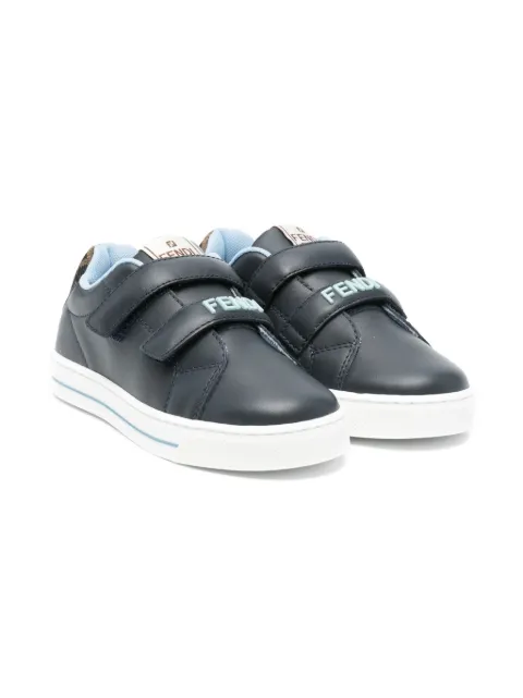 Fendi Kids baskets à logo embossé