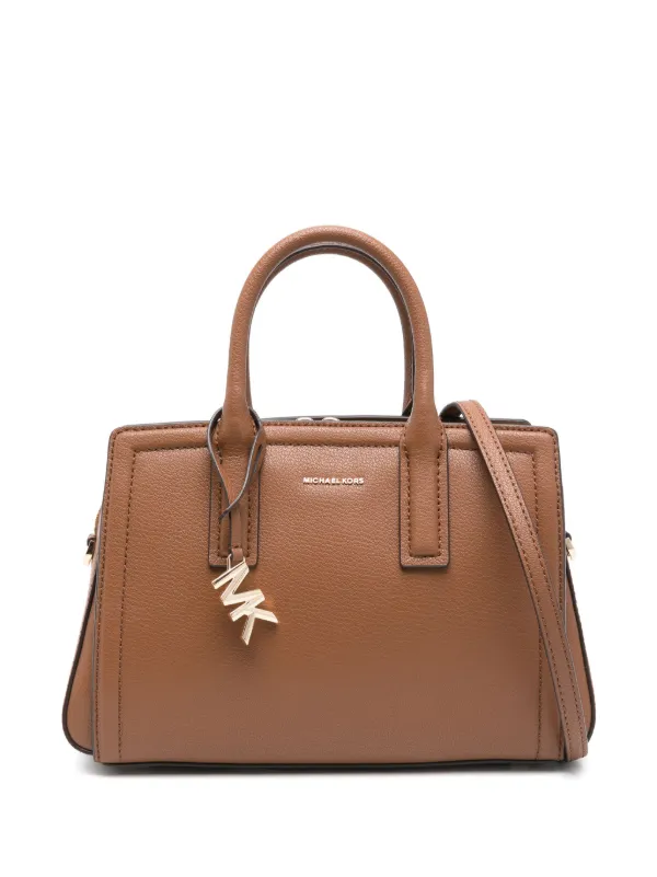 Michael Michael Kors Petit Sac Porté Épaule Laila Marron