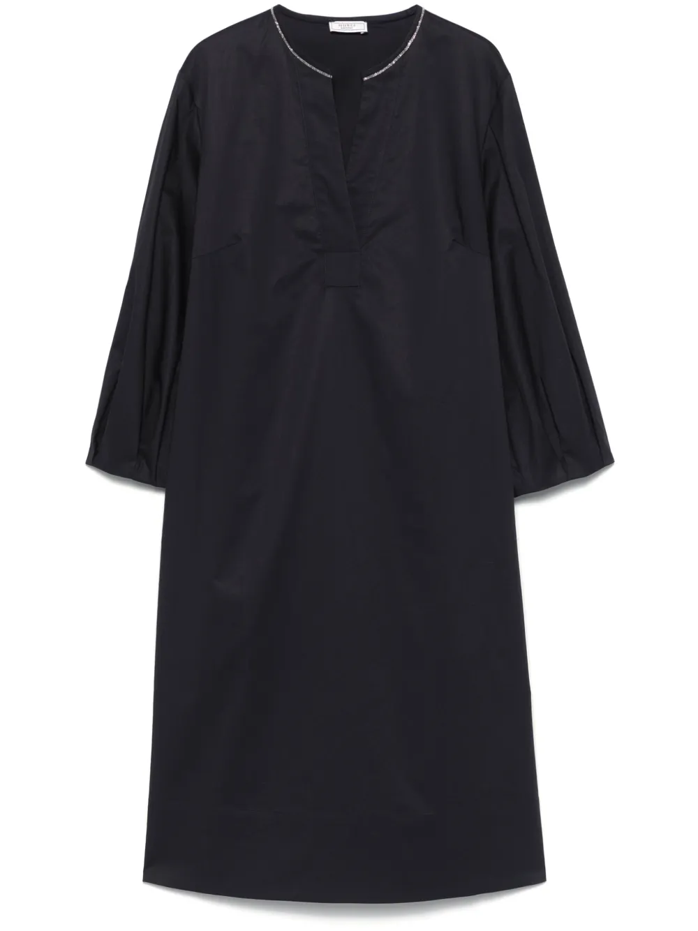 Peserico Mini-jurk met kralendetail Zwart
