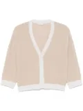 Peserico sequinned cardigan - Neutrals