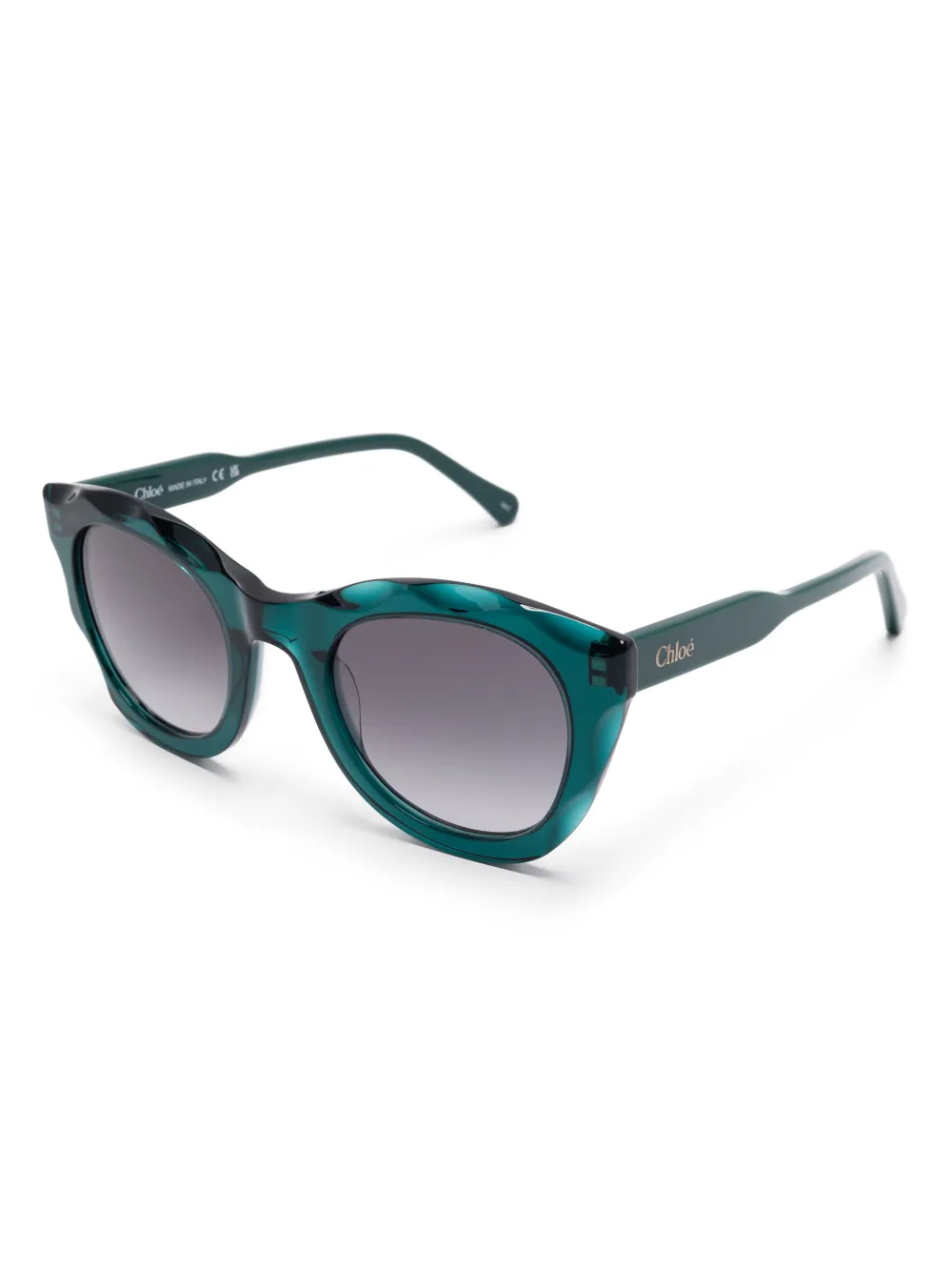 Chloé Eyewear Zonnebril met cat-eye montuur - Groen