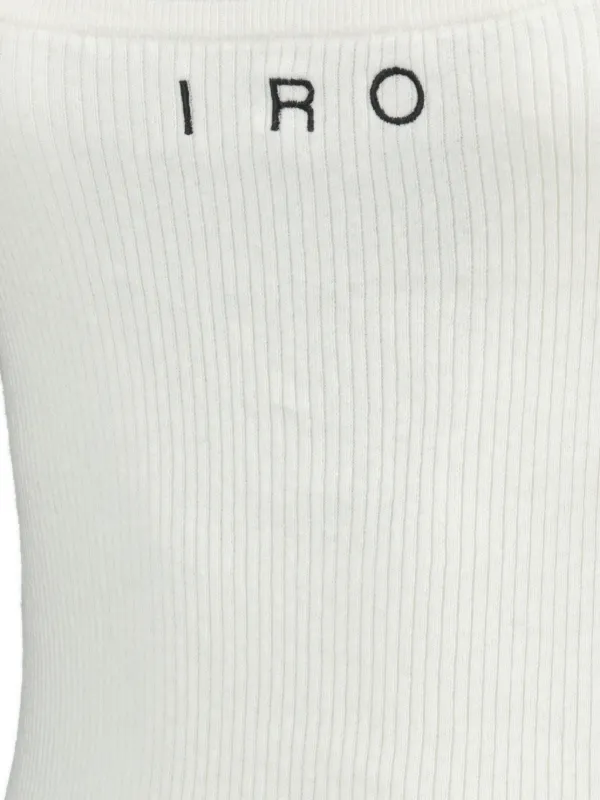 IRO リブ トップ | ホワイト | FARFETCH JP