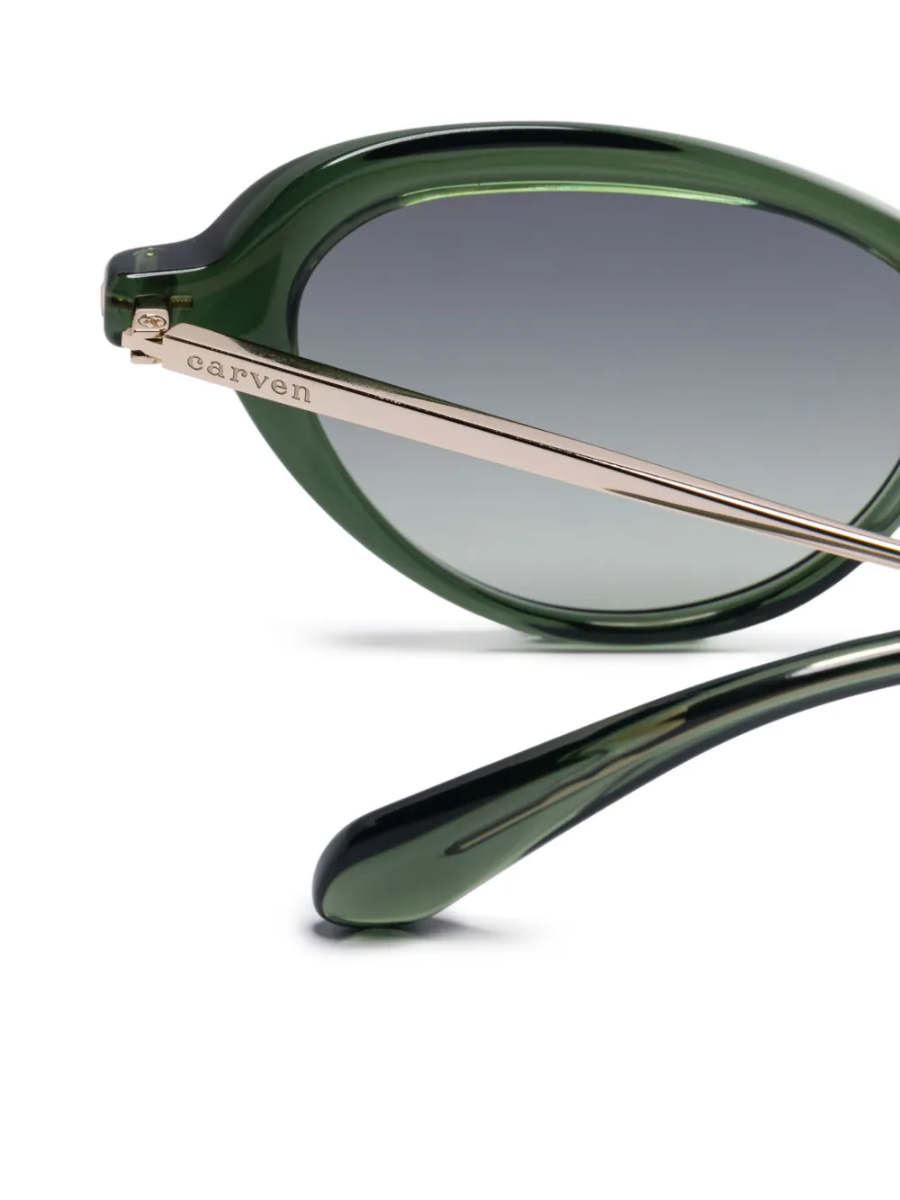  Carven Lunettes De Vue à Monture Papillon - Vert 