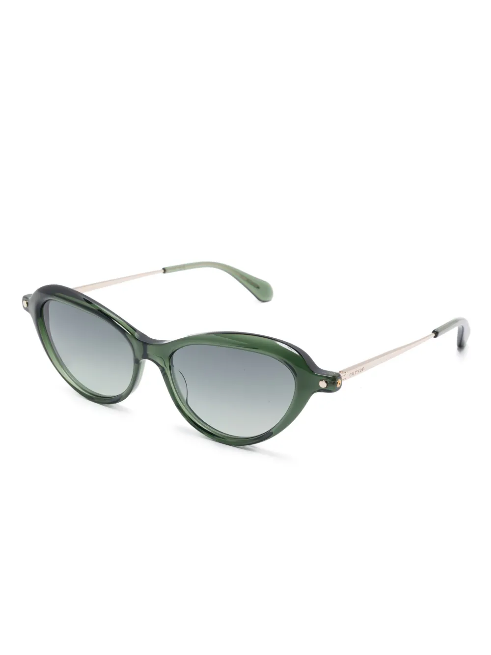 Carven Zonnebril met cat-eye montuur - Groen