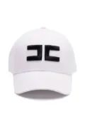 Elisabetta Franchi logo-embroidered cap - White