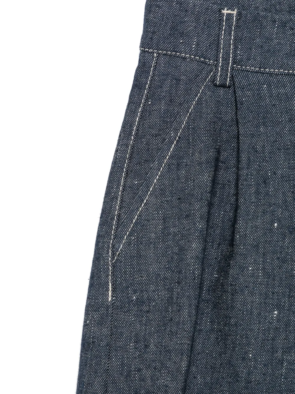 Fay Kids Shorts met slub-textuur Blauw