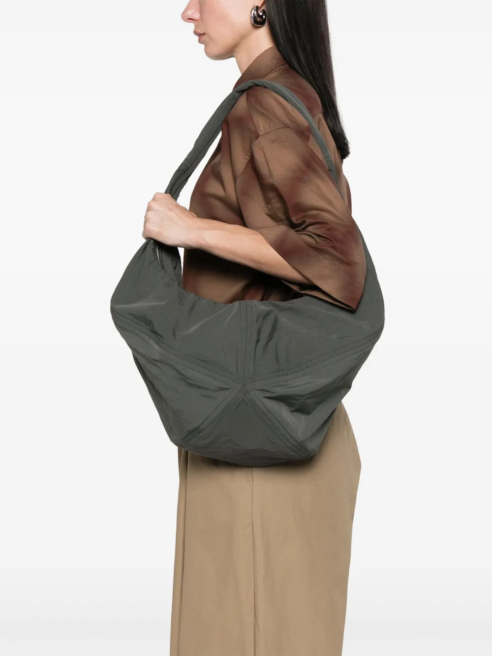 Issey Miyake Paper Balloon shoulder bag - Grijs