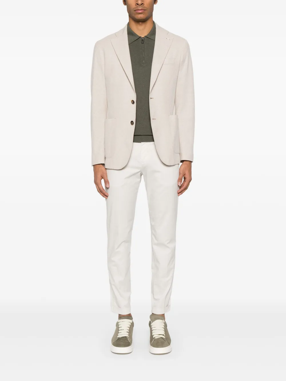 Manuel Ritz Katoenen blazer - Beige