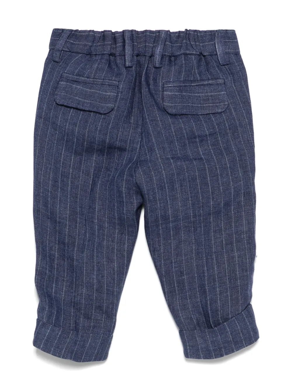 Fay Kids Broek met krijtstreep - Blauw